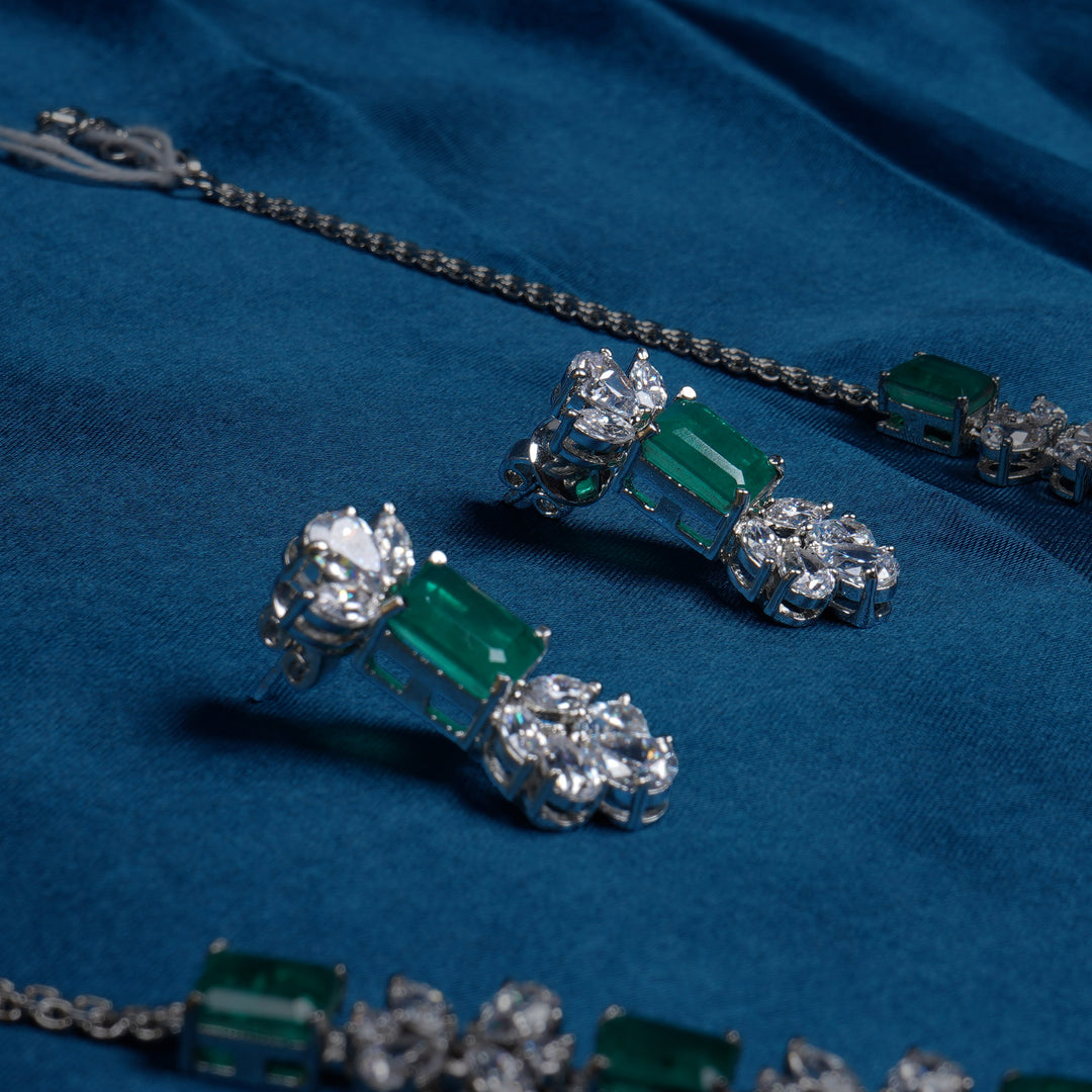 Emerald Swarovski Necklace