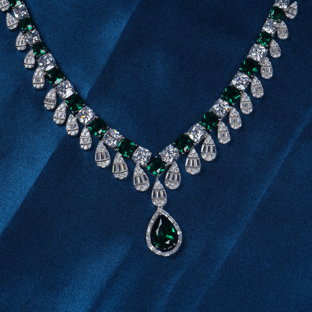 Emerald Swarovski Necklace